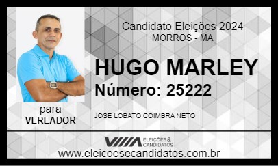 Candidato HUGO MARLEY 2024 - MORROS - Eleições