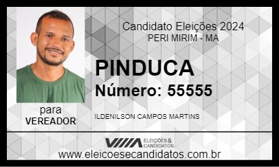 Candidato PINDUCA 2024 - PERI MIRIM - Eleições