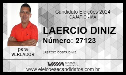 Candidato LAERCIO DINIZ 2024 - CAJAPIÓ - Eleições