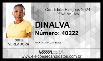 Candidato DINALVA 2024 - PENALVA - Eleições