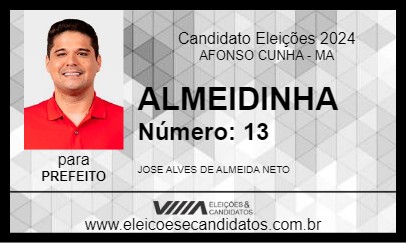 Candidato ALMEIDINHA 2024 - AFONSO CUNHA - Eleições