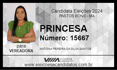 Candidato PRINCESA 2024 - PASTOS BONS - Eleições