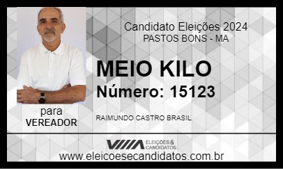 Candidato MEIO KILO 2024 - PASTOS BONS - Eleições