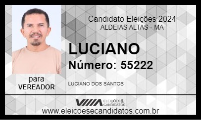 Candidato LUCIANO 2024 - ALDEIAS ALTAS - Eleições