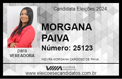 Candidato MORGANA PAIVA 2024 - PIRAPEMAS - Eleições