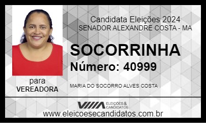 Candidato SOCORRINHA 2024 - SENADOR ALEXANDRE COSTA - Eleições