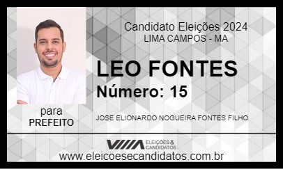 Candidato LEO FONTES 2024 - LIMA CAMPOS - Eleições