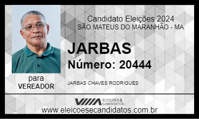 Candidato JARBAS 2024 - SÃO MATEUS DO MARANHÃO - Eleições