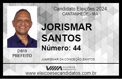 Candidato JORISMAR SANTOS 2024 - CANTANHEDE - Eleições