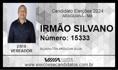 Candidato IRMÃO SILVANO 2024 - ARAGUANÃ - Eleições