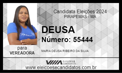 Candidato DEUSA 2024 - PIRAPEMAS - Eleições