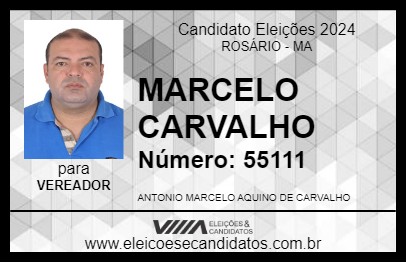 Candidato MARCELO CARVALHO 2024 - ROSÁRIO - Eleições