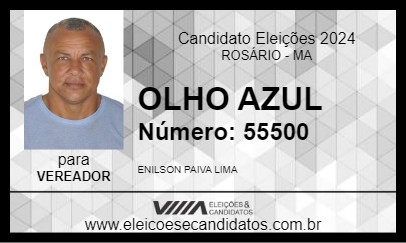 Candidato OLHO AZUL 2024 - ROSÁRIO - Eleições