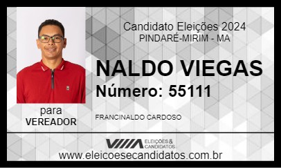 Candidato NALDO VIEGAS 2024 - PINDARÉ-MIRIM - Eleições