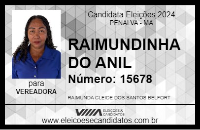 Candidato RAIMUNDINHA DO ANIL 2024 - PENALVA - Eleições