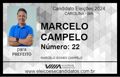 Candidato MARCELO CAMPELO 2024 - CAROLINA - Eleições