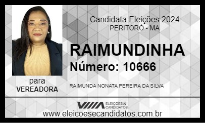 Candidato RAIMUNDINHA 2024 - PERITORÓ - Eleições