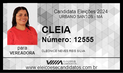 Candidato CLEIA 2024 - URBANO SANTOS - Eleições