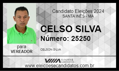 Candidato CELSO SILVA 2024 - SANTA INÊS - Eleições