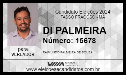 Candidato DI PALMEIRA 2024 - TASSO FRAGOSO - Eleições