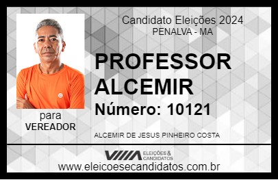 Candidato PROFESSOR ALCEMIR 2024 - PENALVA - Eleições