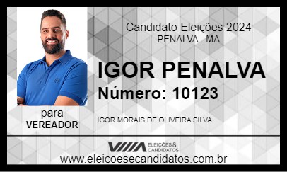 Candidato IGOR PENALVA 2024 - PENALVA - Eleições