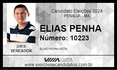 Candidato ELIAS PENHA 2024 - PENALVA - Eleições