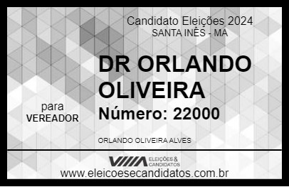 Candidato DR ORLANDO OLIVEIRA 2024 - SANTA INÊS - Eleições