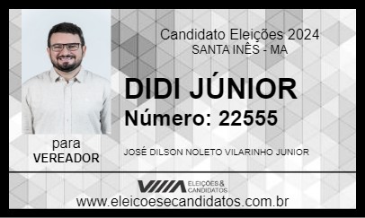 Candidato DIDI JÚNIOR 2024 - SANTA INÊS - Eleições