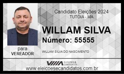 Candidato WILLAM SILVA 2024 - TUTÓIA - Eleições