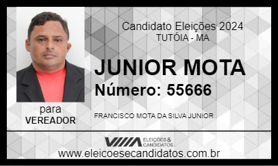 Candidato JUNIOR MOTA 2024 - TUTÓIA - Eleições