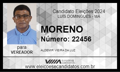 Candidato MORENO 2024 - LUÍS DOMINGUES - Eleições