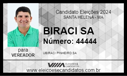 Candidato BIRACI SA 2024 - SANTA HELENA - Eleições