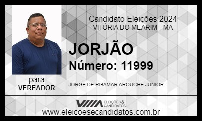 Candidato JORJÃO 2024 - VITÓRIA DO MEARIM - Eleições