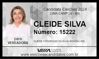 Candidato CLEIDE SILVA 2024 - LIMA CAMPOS - Eleições