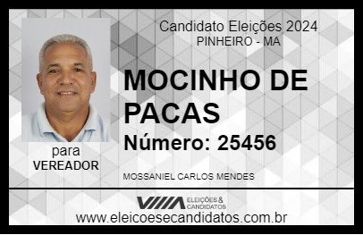 Candidato MOCINHO DE PACAS 2024 - PINHEIRO - Eleições