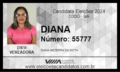 Candidato DIANA 2024 - CODÓ - Eleições