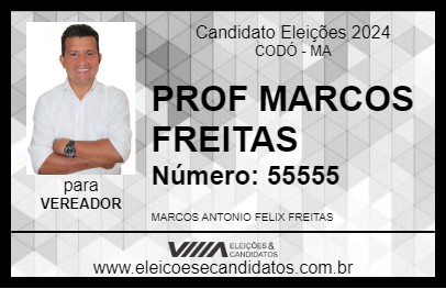 Candidato PROF MARCOS FREITAS 2024 - CODÓ - Eleições