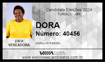 Candidato DORA DO JAMARY 2024 - TURIAÇU - Eleições