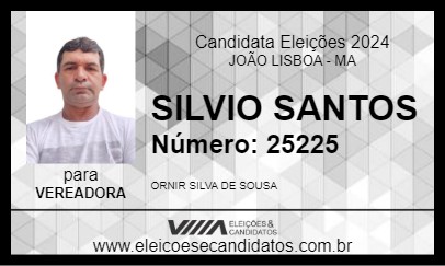 Candidato SILVIO SANTOS 2024 - JOÃO LISBOA - Eleições