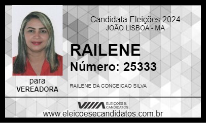 Candidato RAILENE 2024 - JOÃO LISBOA - Eleições