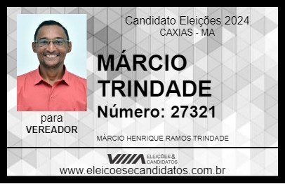 Candidato MÁRCIO TRINDADE 2024 - CAXIAS - Eleições