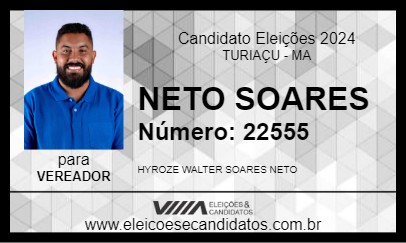 Candidato NETO SOARES 2024 - TURIAÇU - Eleições