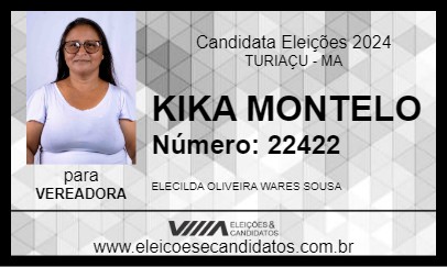 Candidato KIKA MONTELO 2024 - TURIAÇU - Eleições