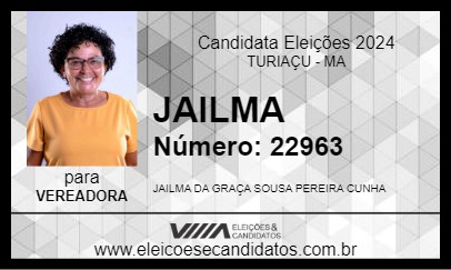 Candidato JAILMA 2024 - TURIAÇU - Eleições