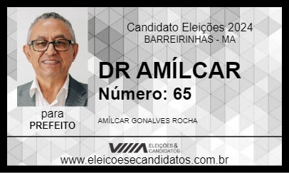 Candidato DR AMÍLCAR 2024 - BARREIRINHAS - Eleições