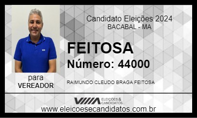 Candidato FEITOSA 2024 - BACABAL - Eleições