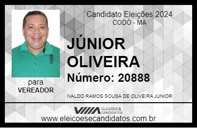 Candidato JÚNIOR OLIVEIRA 2024 - CODÓ - Eleições