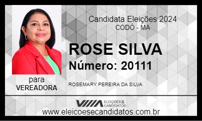 Candidato ROSE SILVA 2024 - CODÓ - Eleições