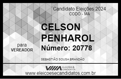 Candidato CELSON PENHAROL 2024 - CODÓ - Eleições